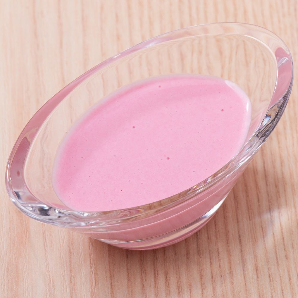 ビーツ豆乳ドレッシング お皿